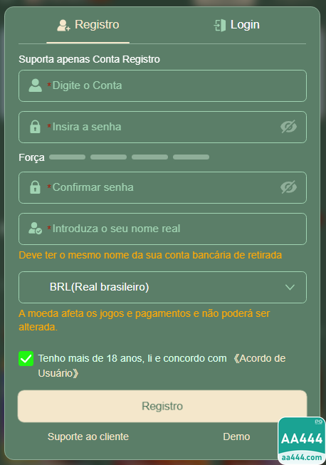 aa444.com - entrar sua conta agora